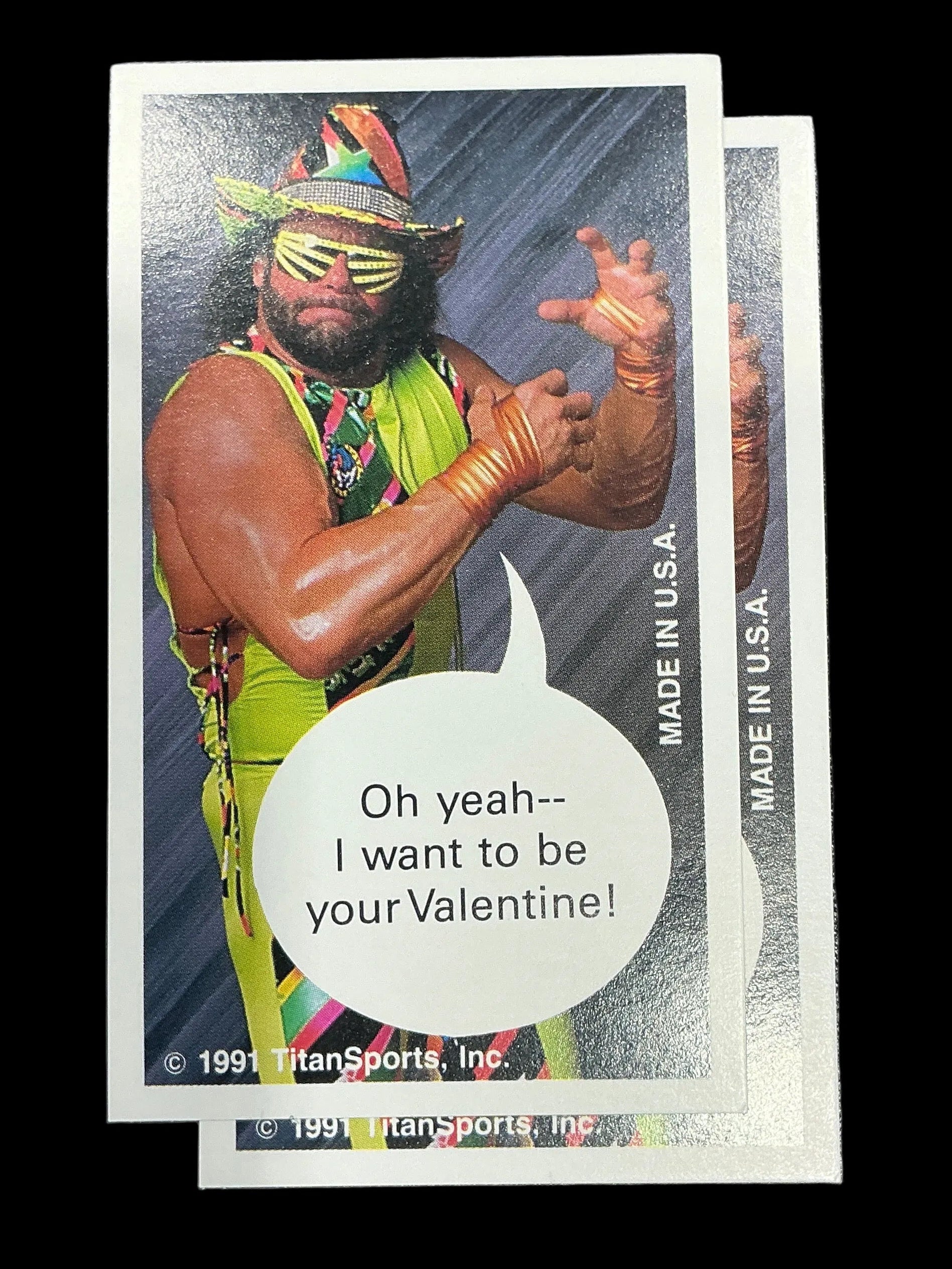 1991 TitanSports Inc. Valentines Day Card Set