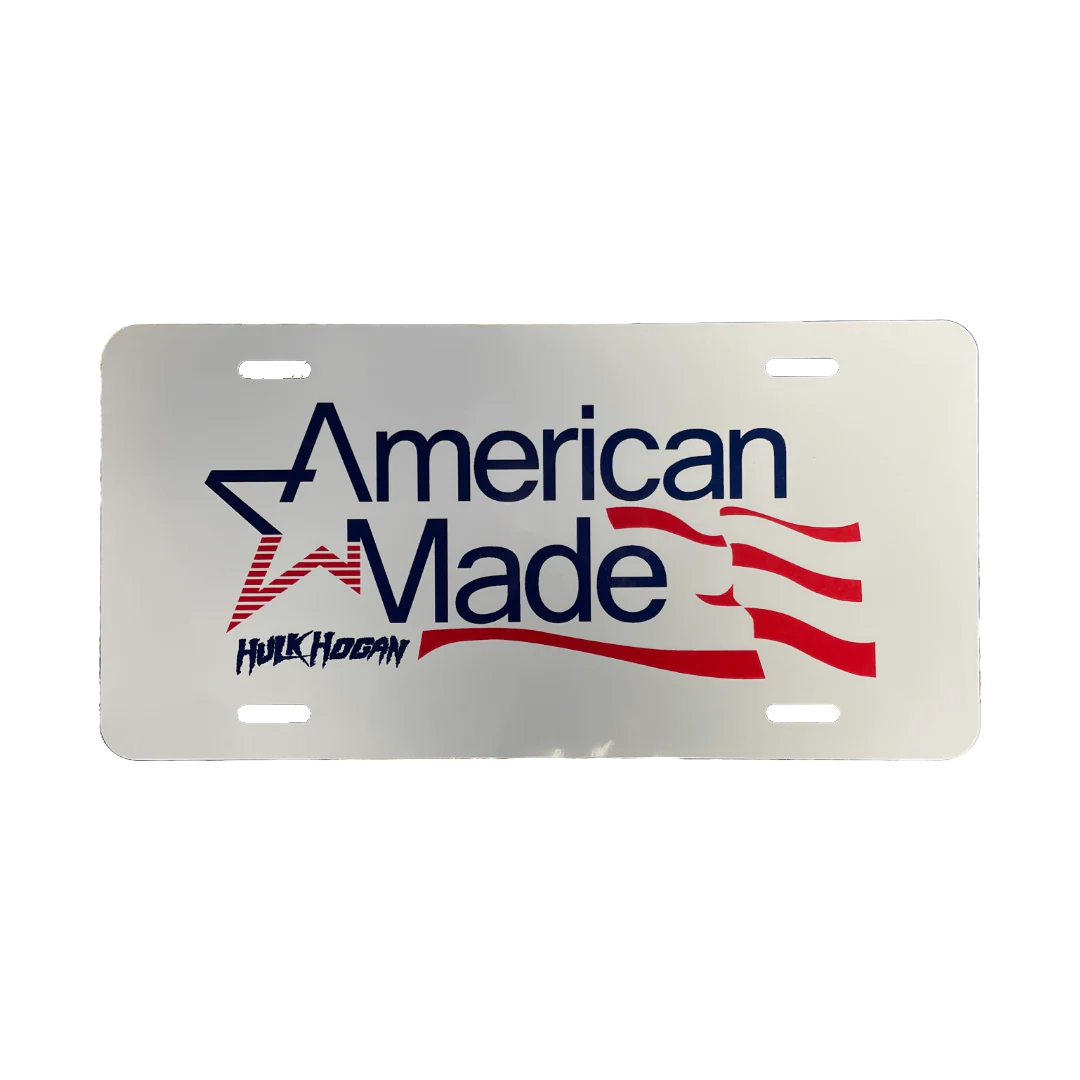 American Made License Plate