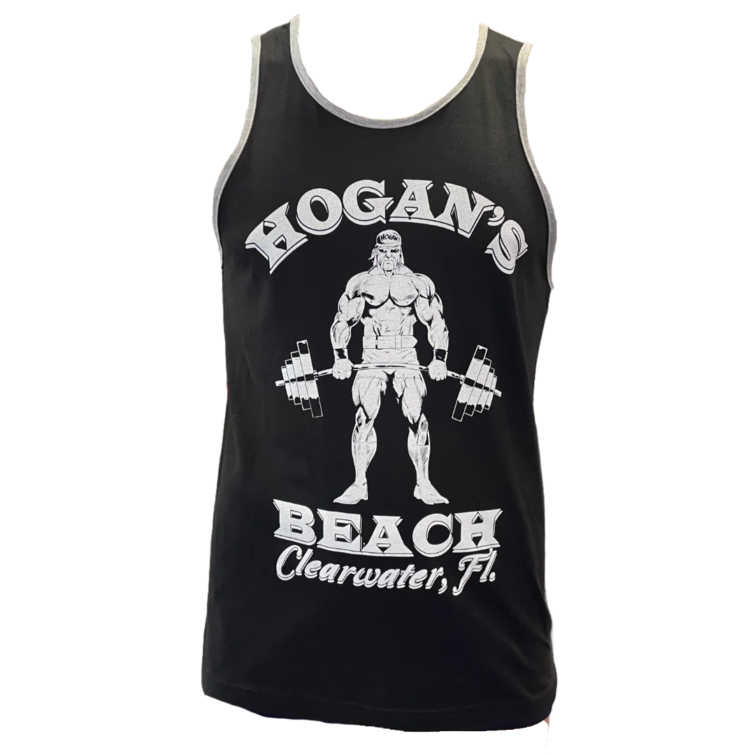 Mens Black Hogans Gym Tank Top