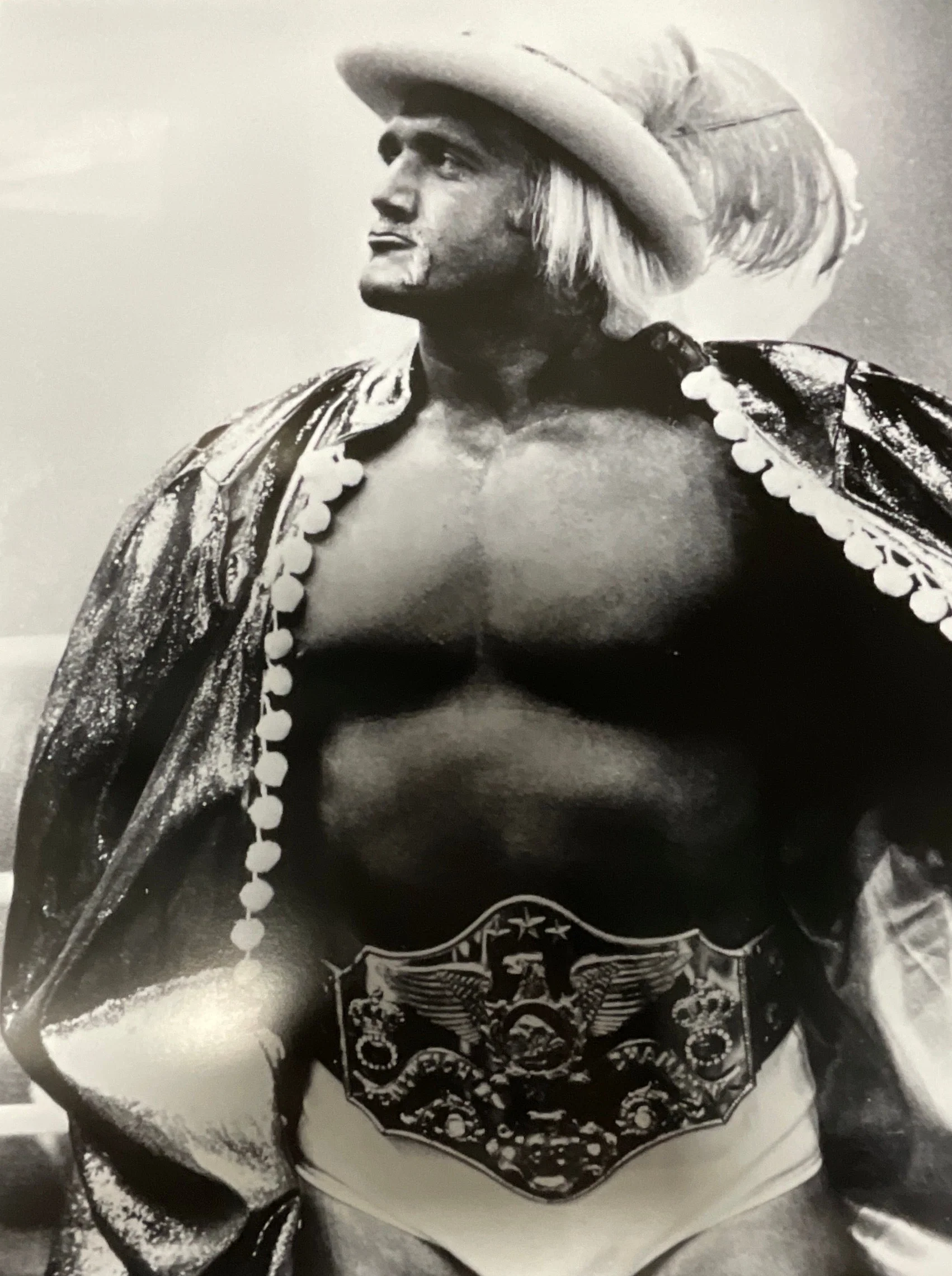 Black & White Thunderlips Cape Pose 18x24 Unsigned Poster