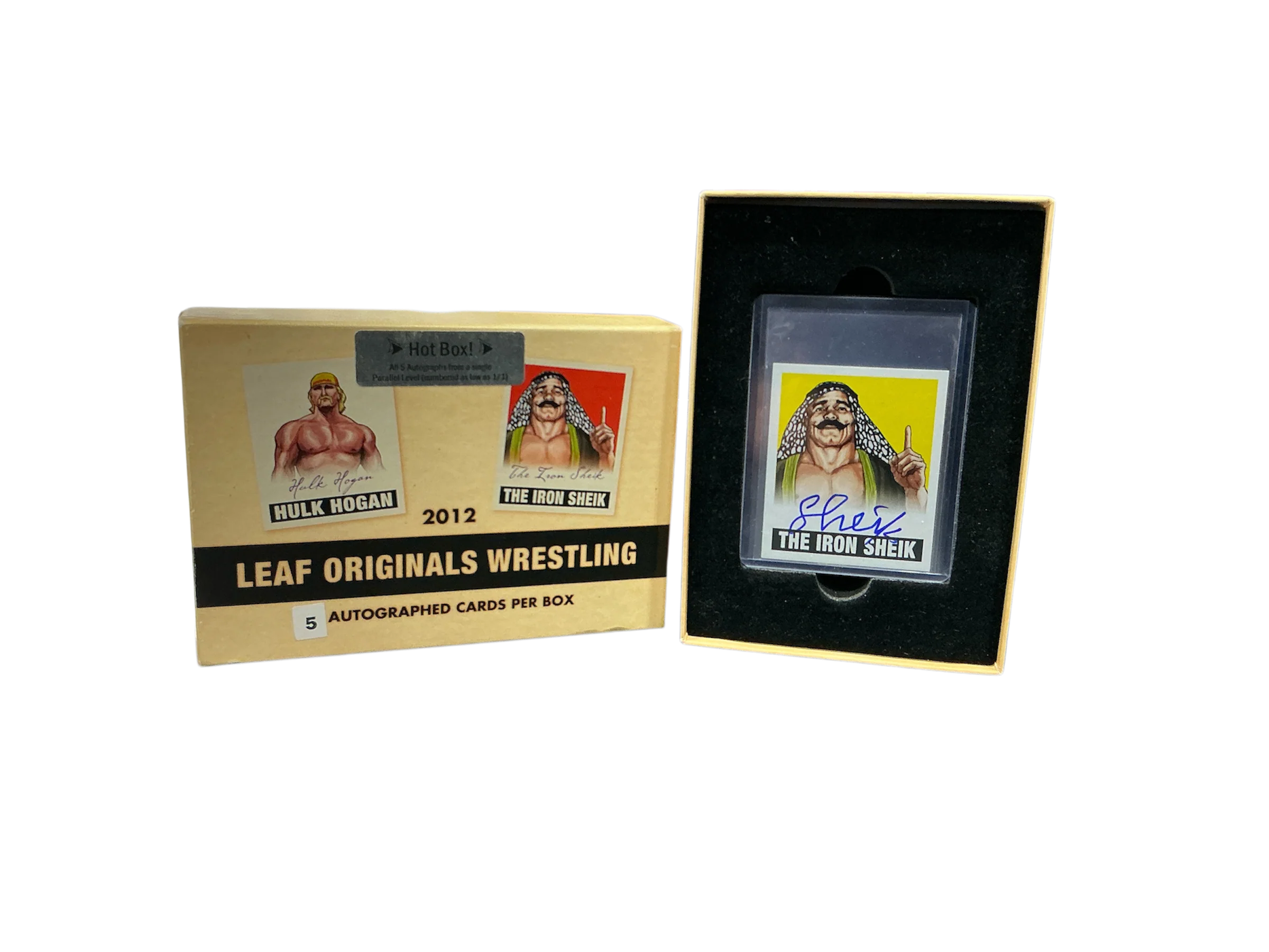 Consignment CM - Leaf Originals Wrestling 2012 5 Autographed Cards