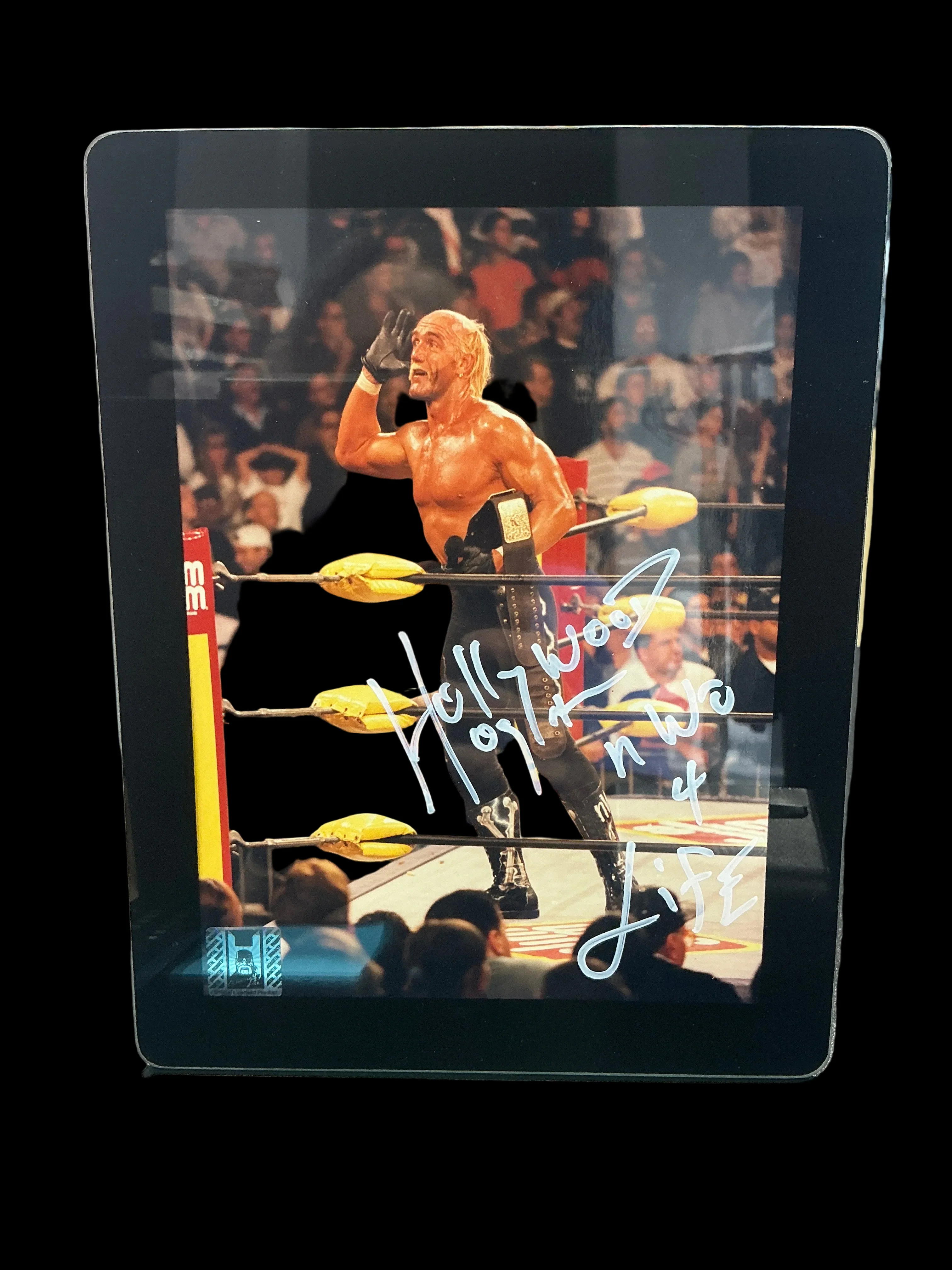 Consignment SR - Framed Hulk Ear Pose Lean 6x8 Photo Signed
