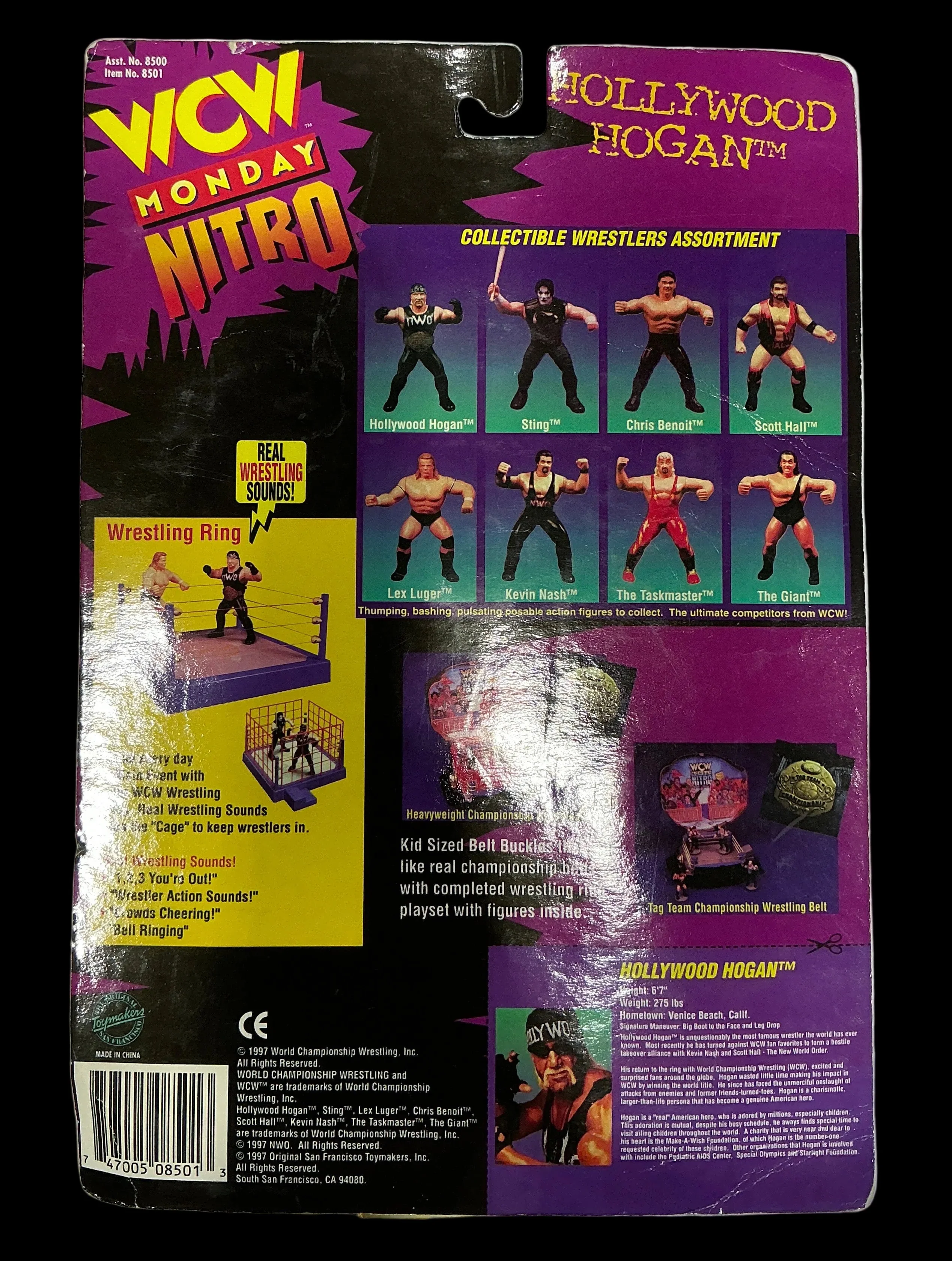Consignment SR - Numberland Toys Hollywood Hogan Action Figure Signed - Image 3