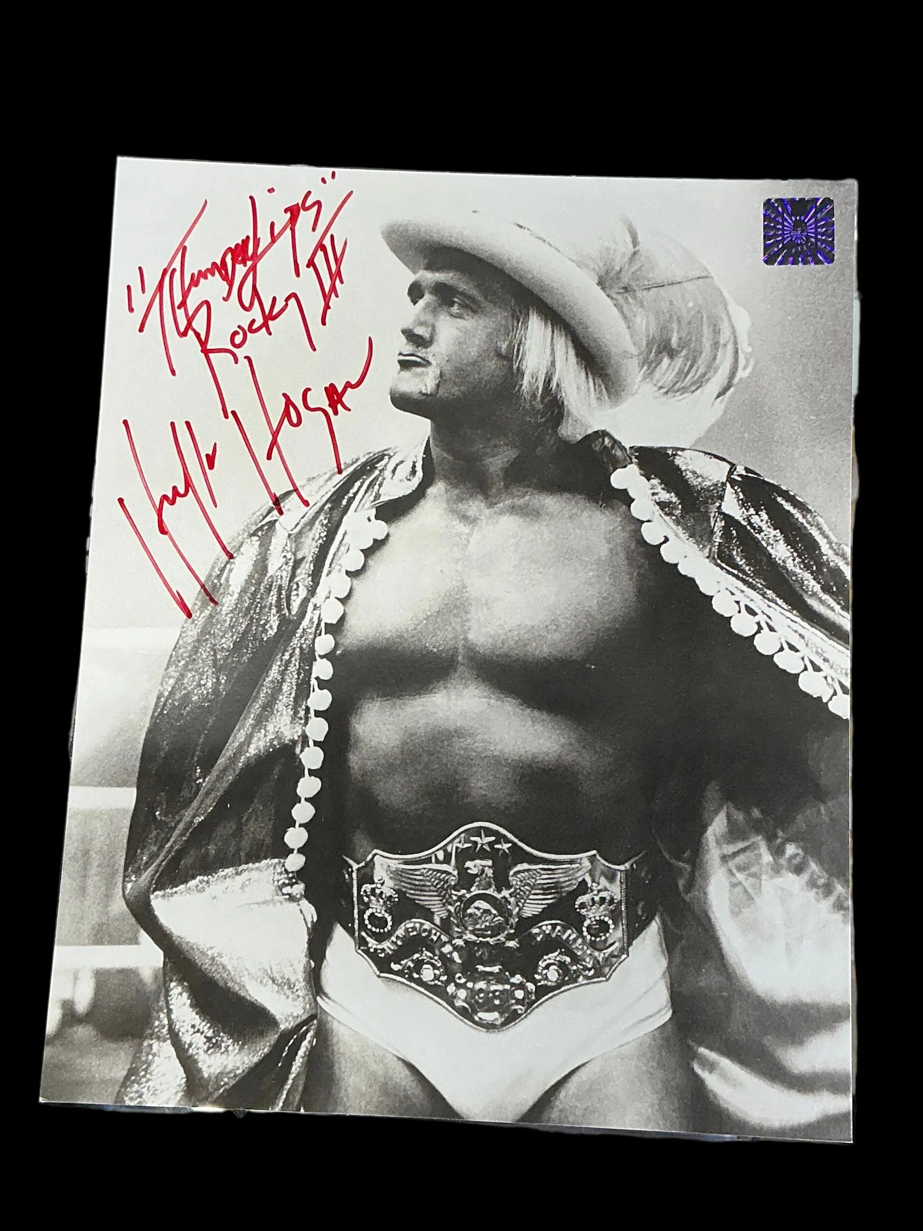 Consignment SR - Framed Rocky 3 Thunderlips 8x10 Photo Signed - Image 3