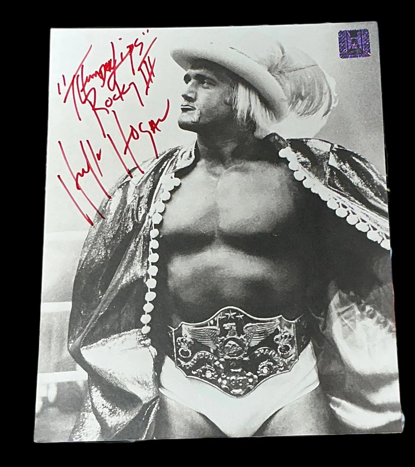 Consignment SR - Framed Rocky 3 Thunderlips 8x10 Photo Signed - Image 4