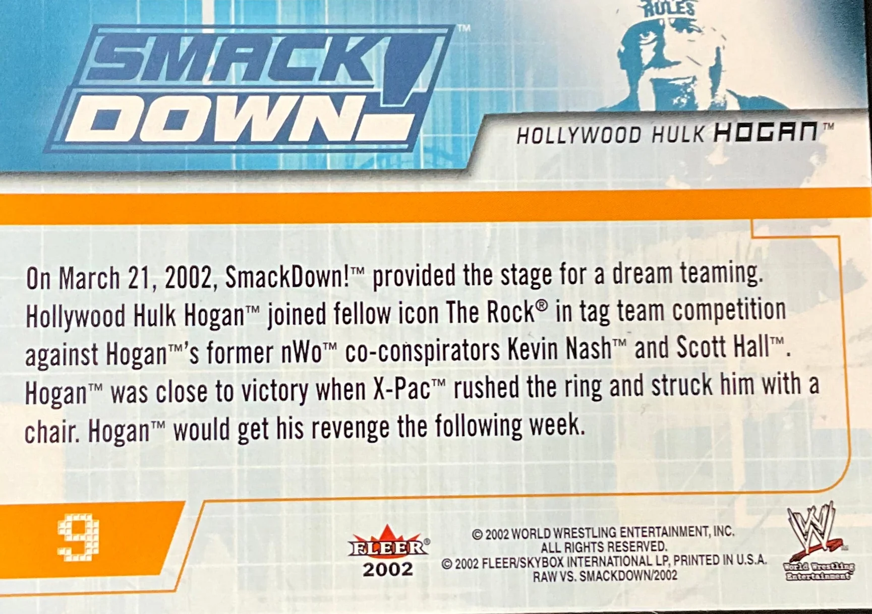 Consignment SR - Smackdown Edition Signed Trading Card - Image 2
