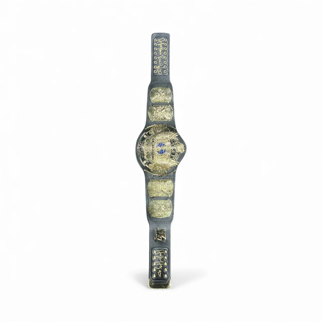 Dual Signed Brass Winged Eagle Replica Title Belt