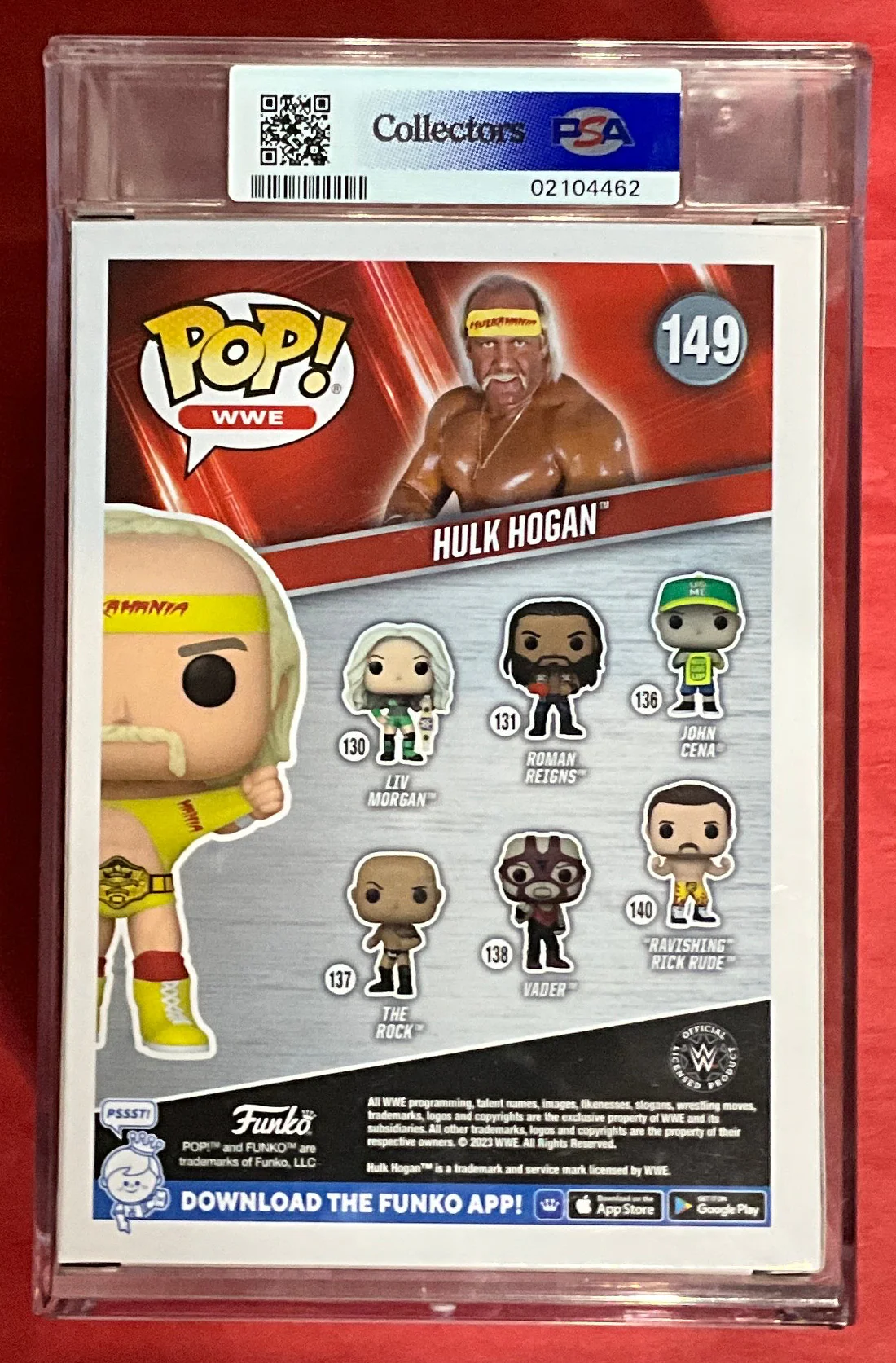Graded 10 Hulkamania Funko Pop #149 Unsigned - Image 2