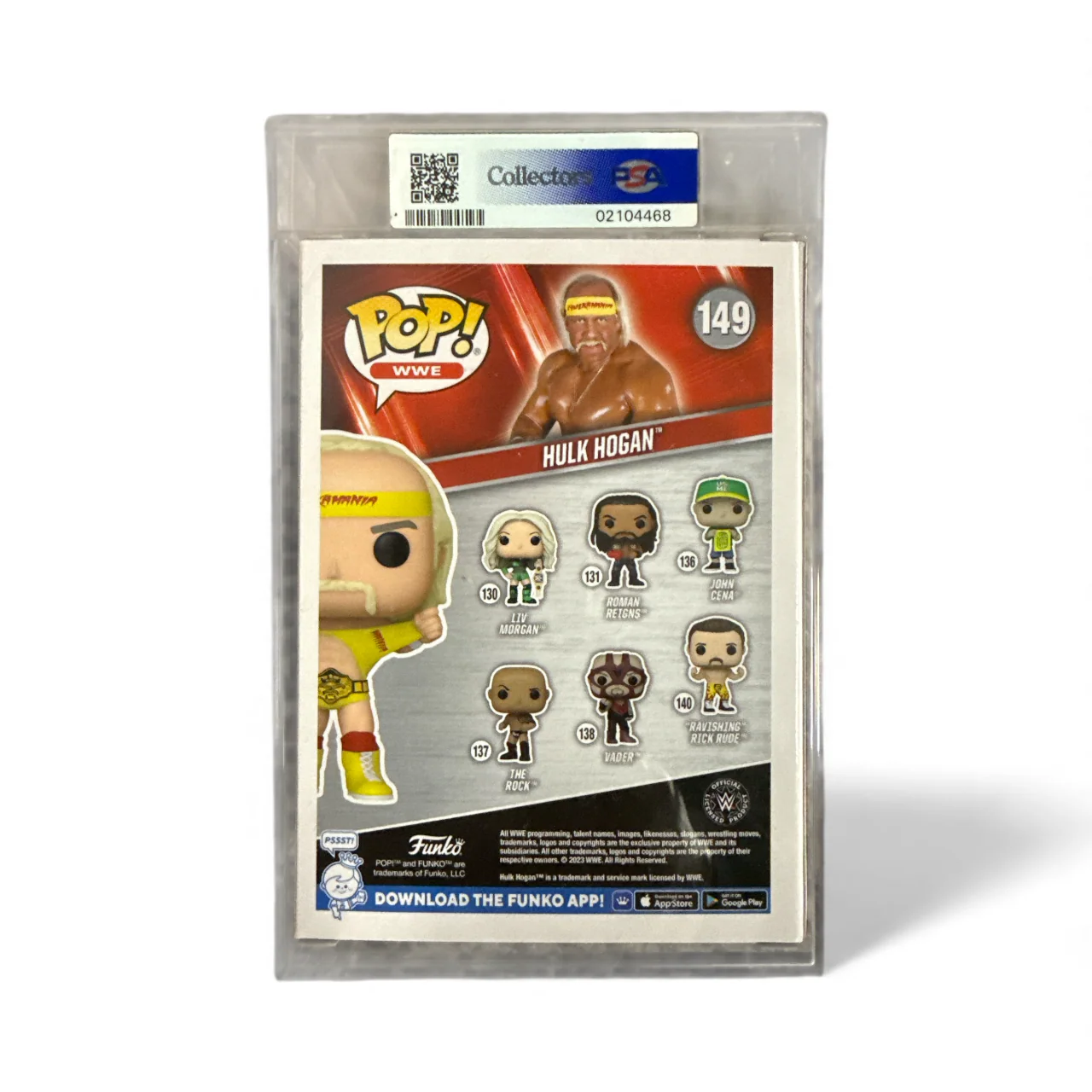 Graded 10 Hulkamania Funko Pop #149 Unsigned - Image 4