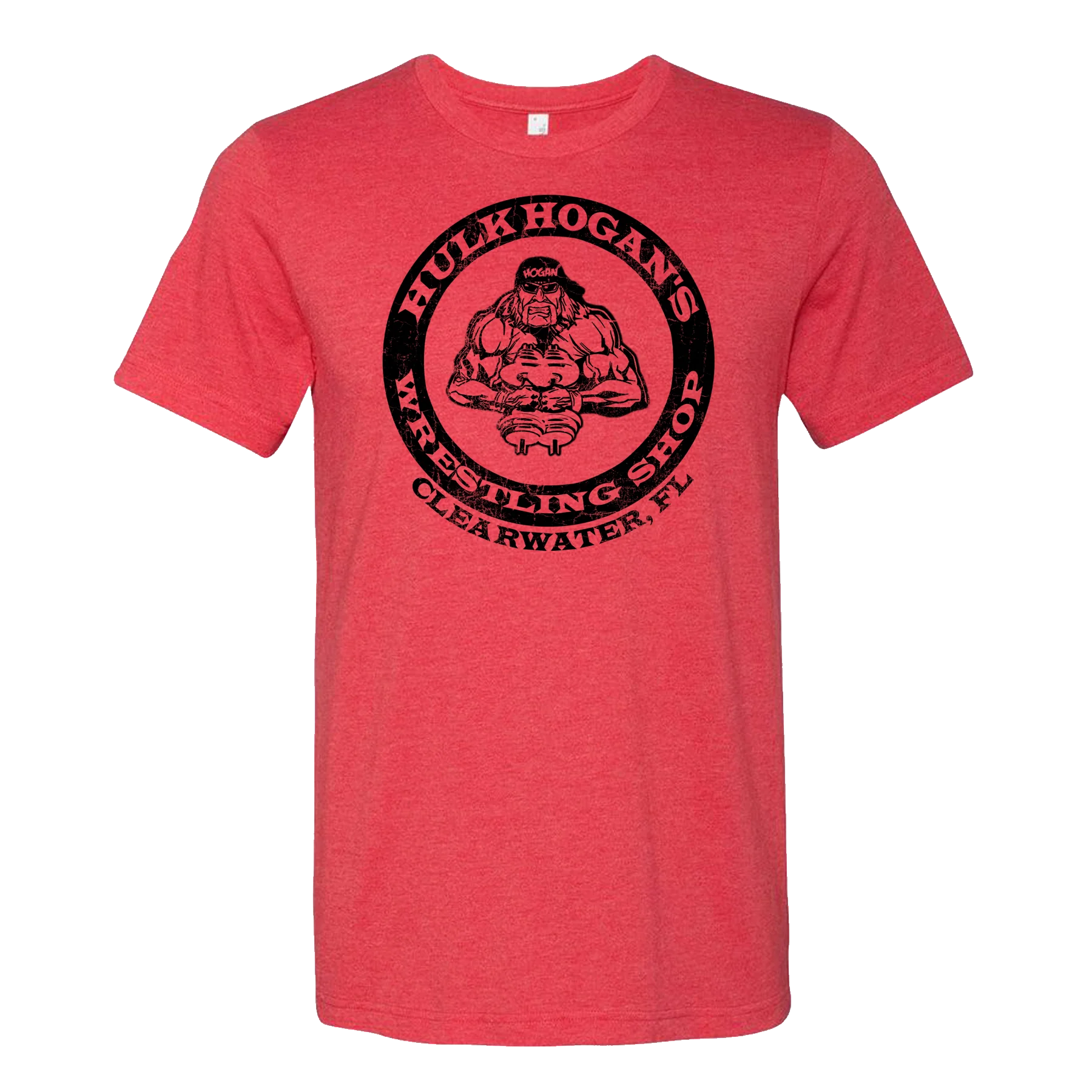 Red HBS Circle Crab Adult T-Shirt