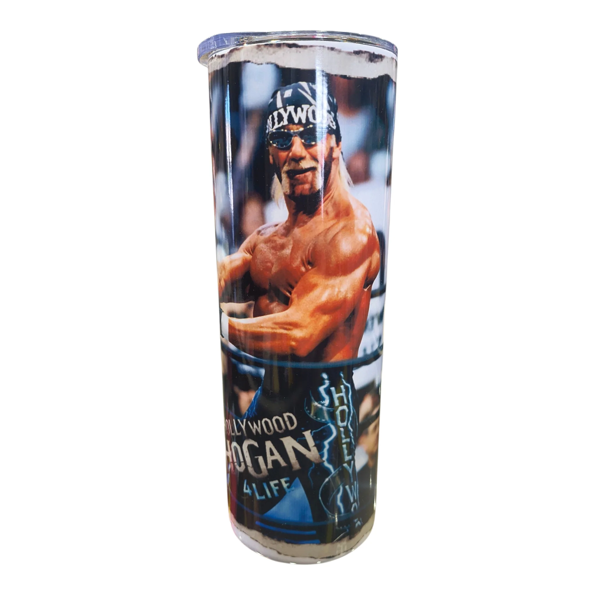 Hollywood Hogan 4 Life 20oz Skinny Aluminum Tumbler