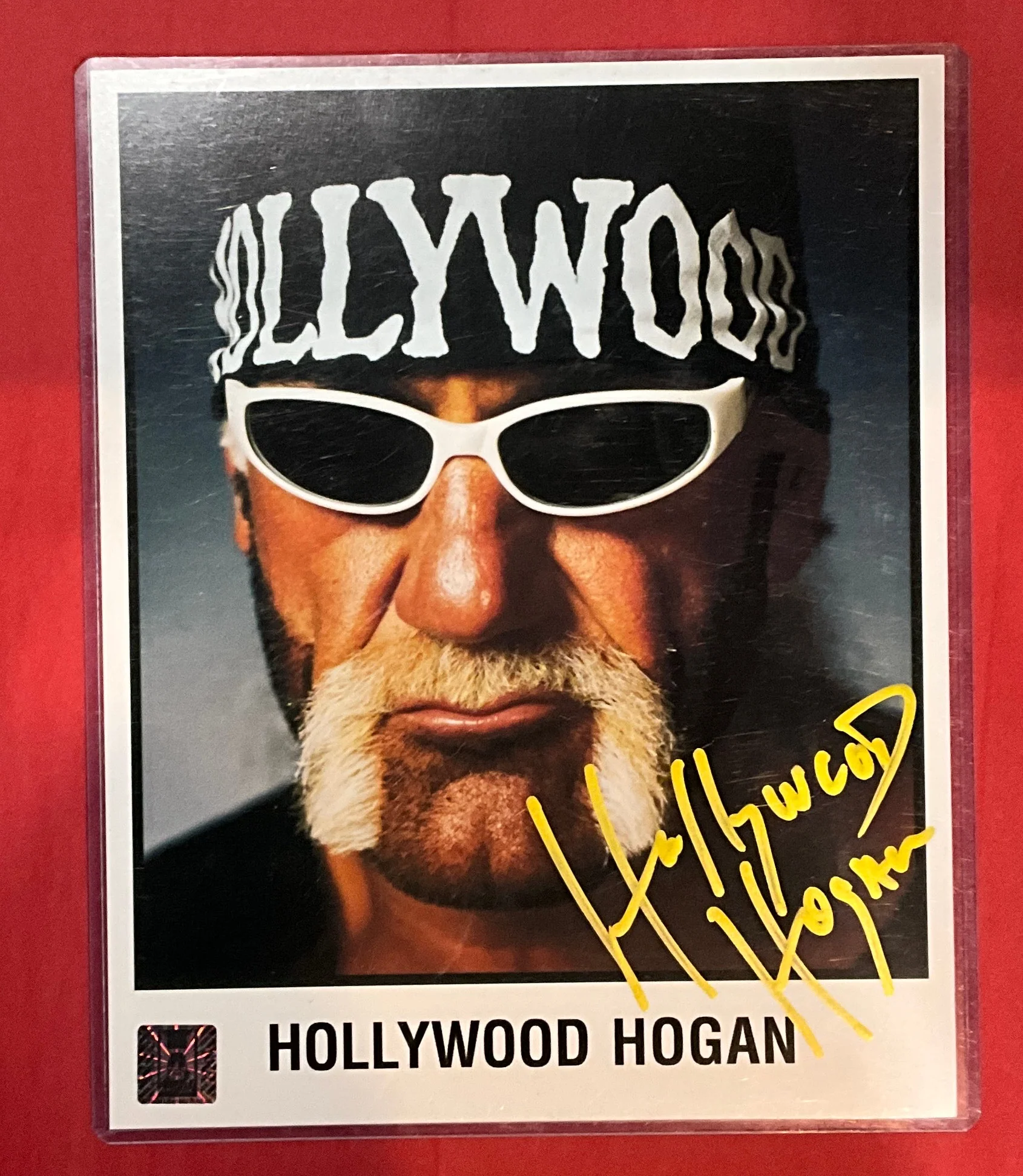 Hollywood Hogan Face Autographed 8x10 Photo - Image 2