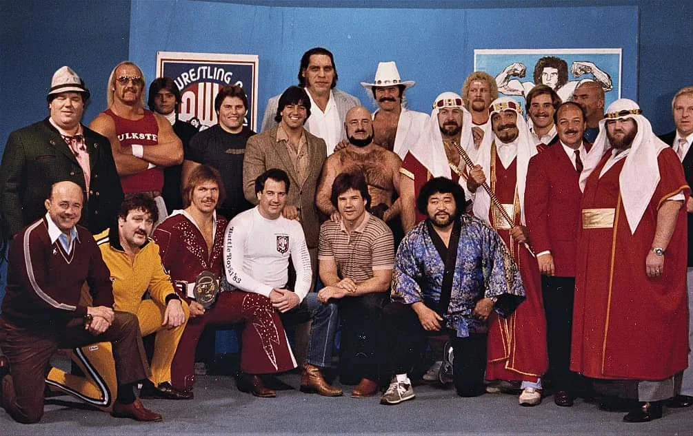 Hulk Hogan AWA 1983 Group Photo 18x24 Unsigned Poster - Image 2