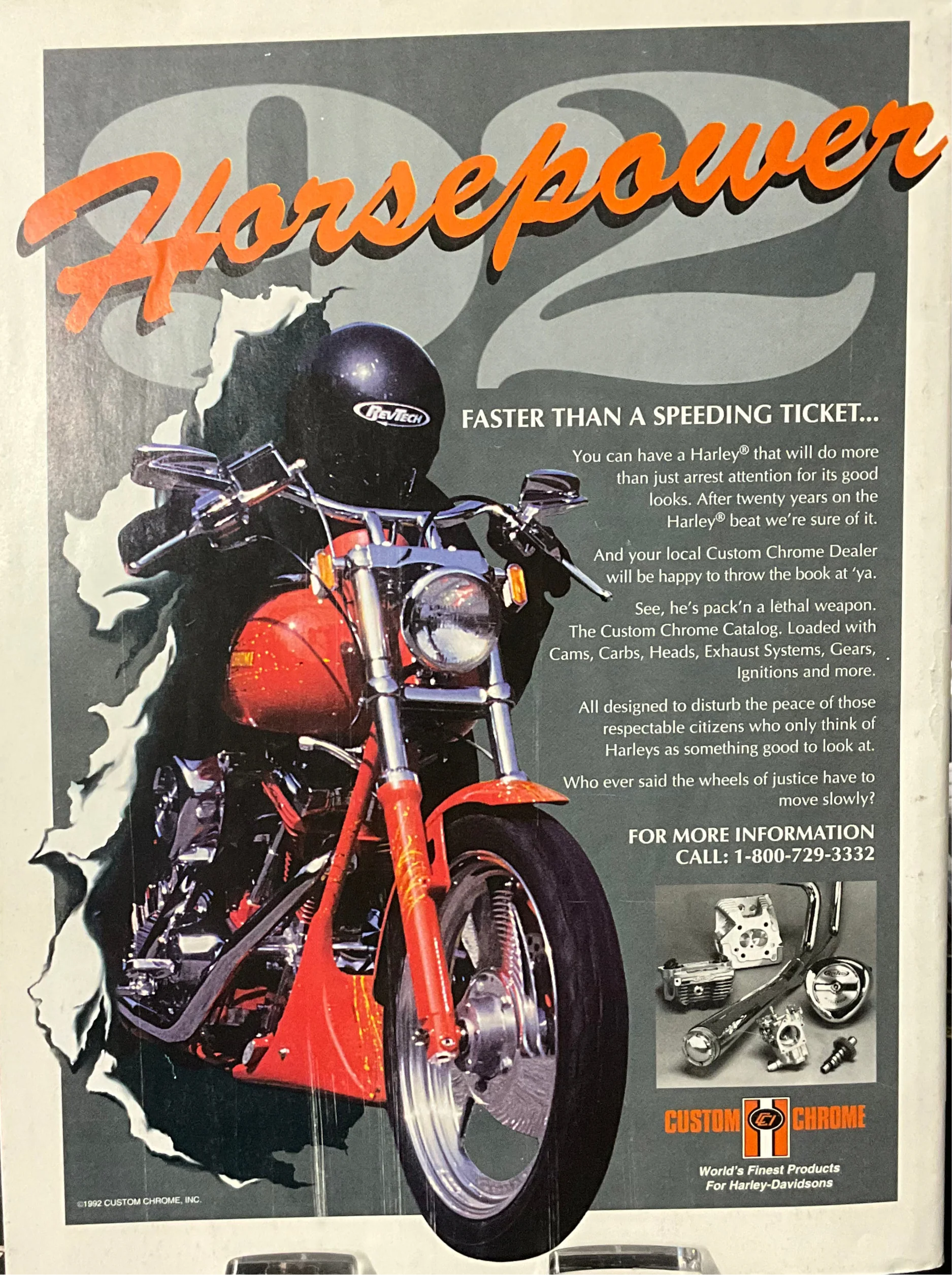 Hulk Hogan Hot Bike Signed Magazine - Image 2