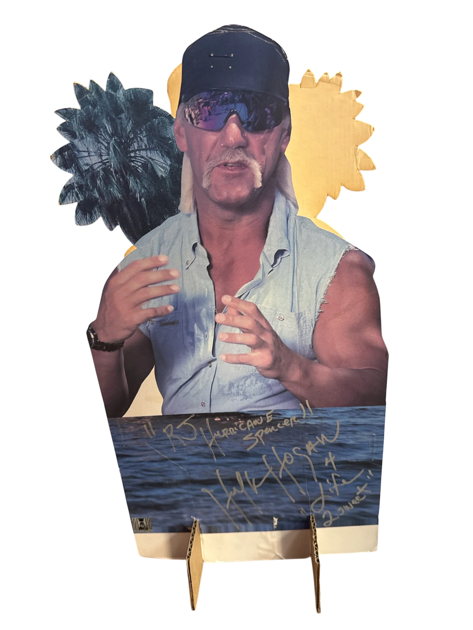 Hulk Hogan RJ Hurricane Spencer Original Cut Out 10x18