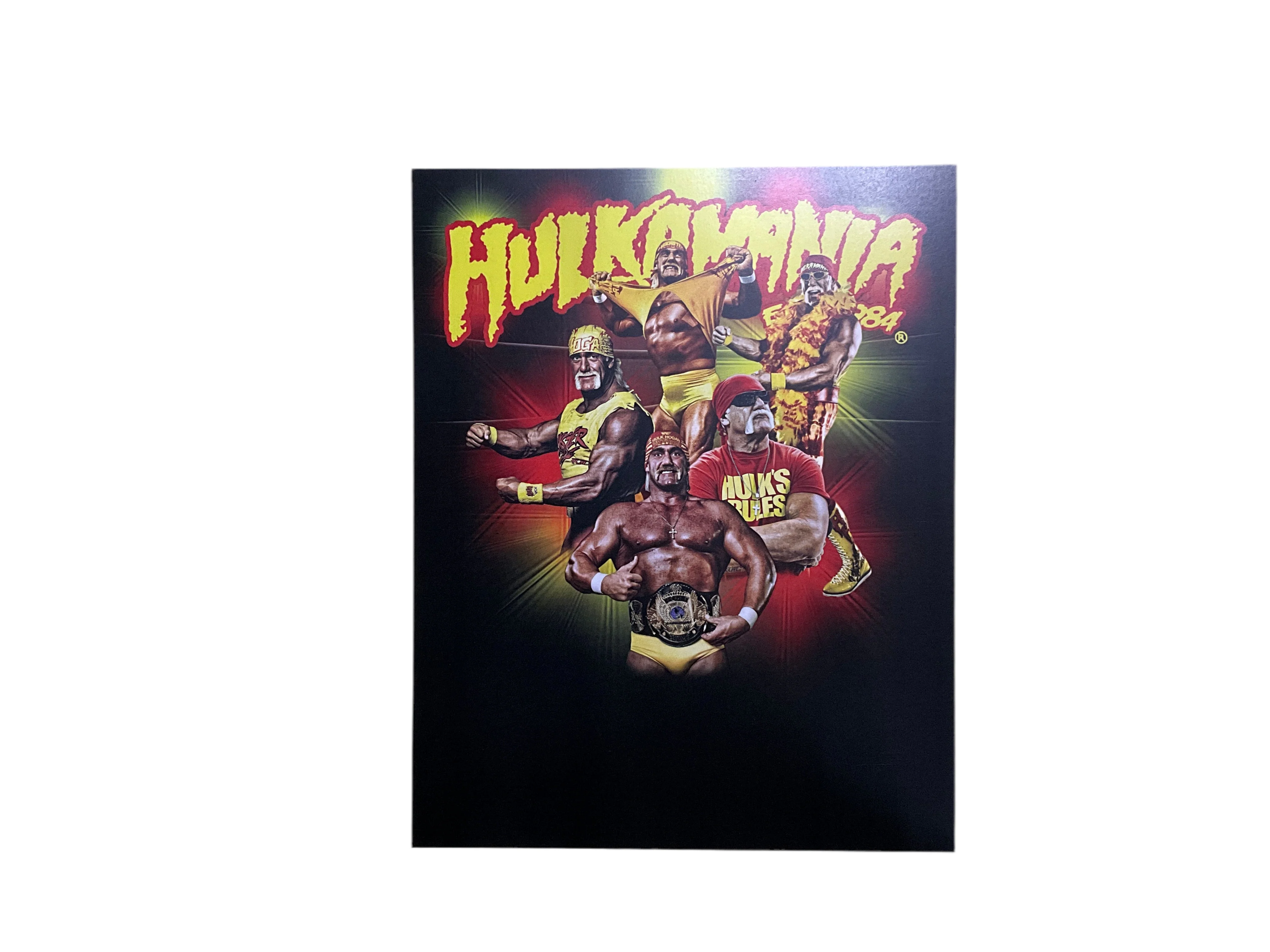Hulkamania Multi Pic Unsigned 8x10 Photo