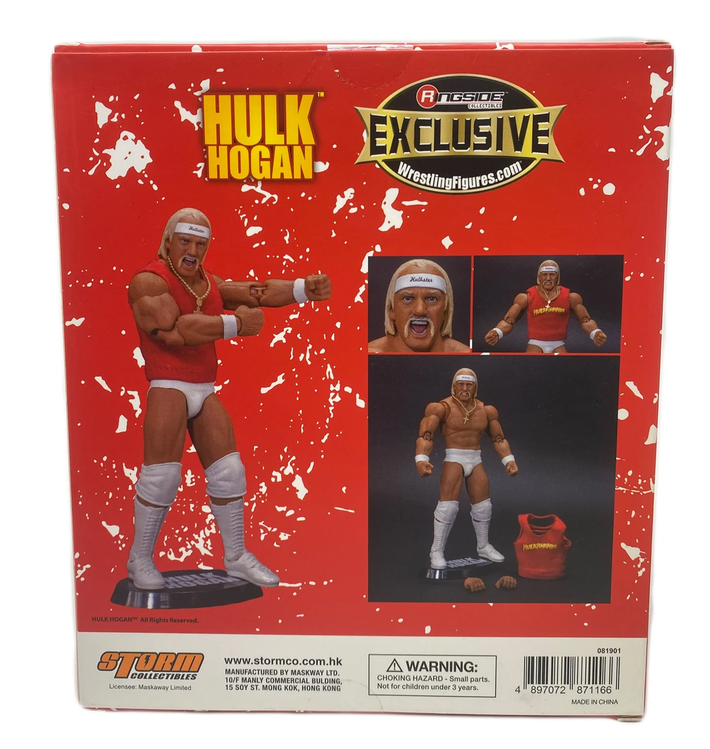 Signed Hulk Hogan Hulkamania Ringside Exclusive Storm Figure - Image 3
