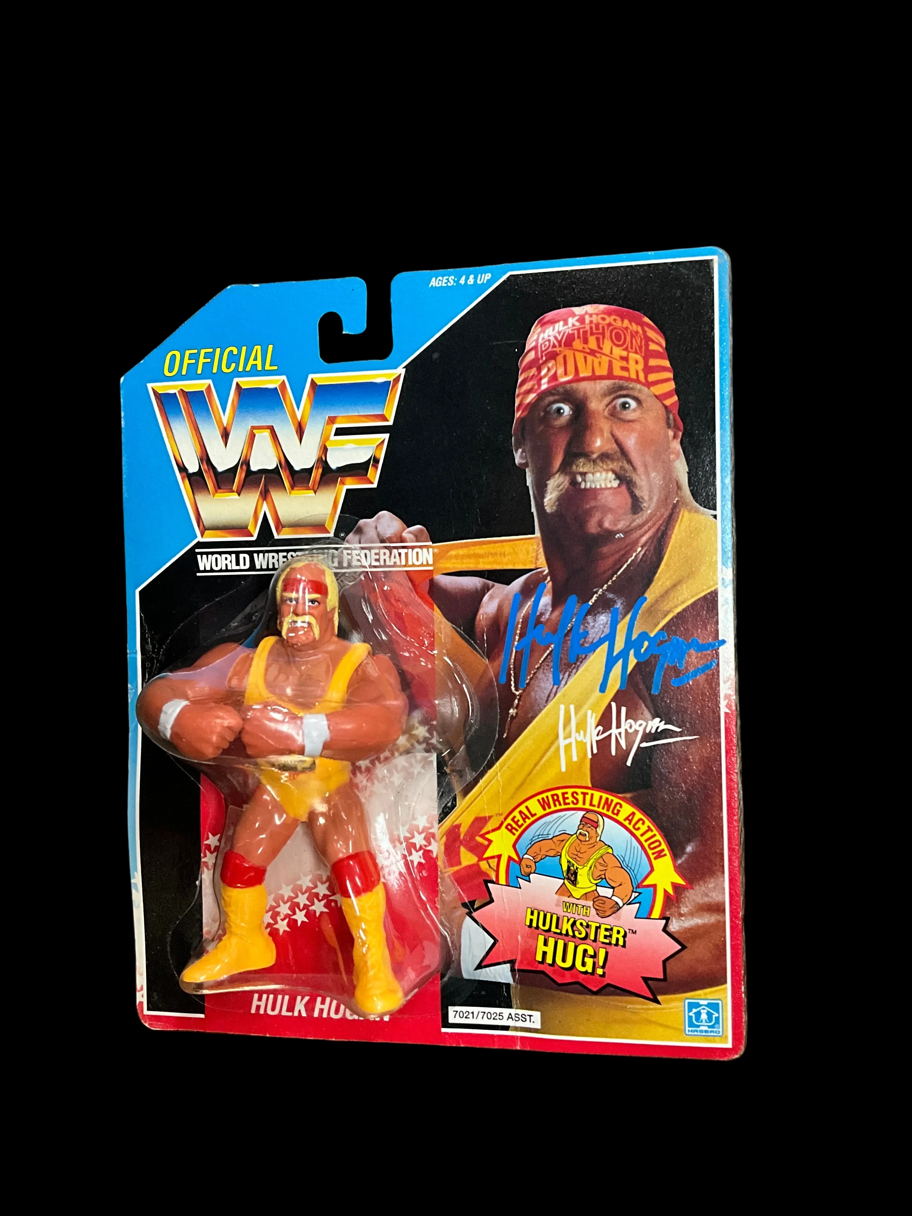 Hulkster Hug Hulk Hogan Autographed Hasbro Figure