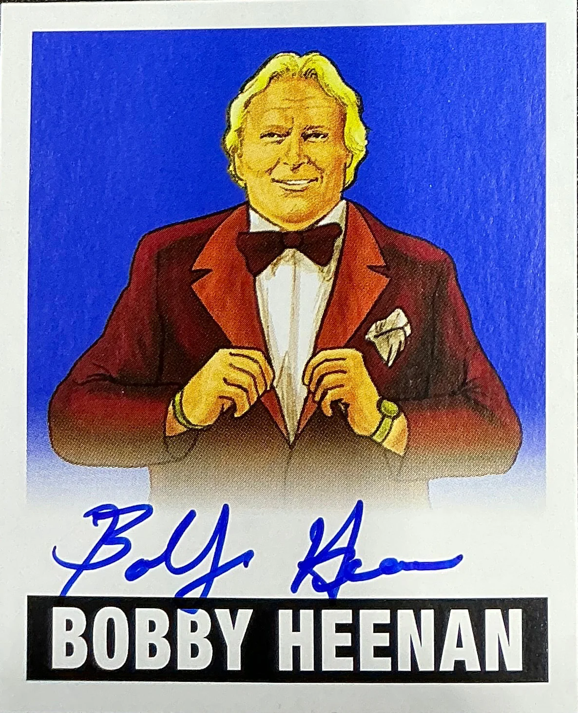 Consignment CM - Leaf Originals Bobby Heenan Signed 23/25 Trading Card