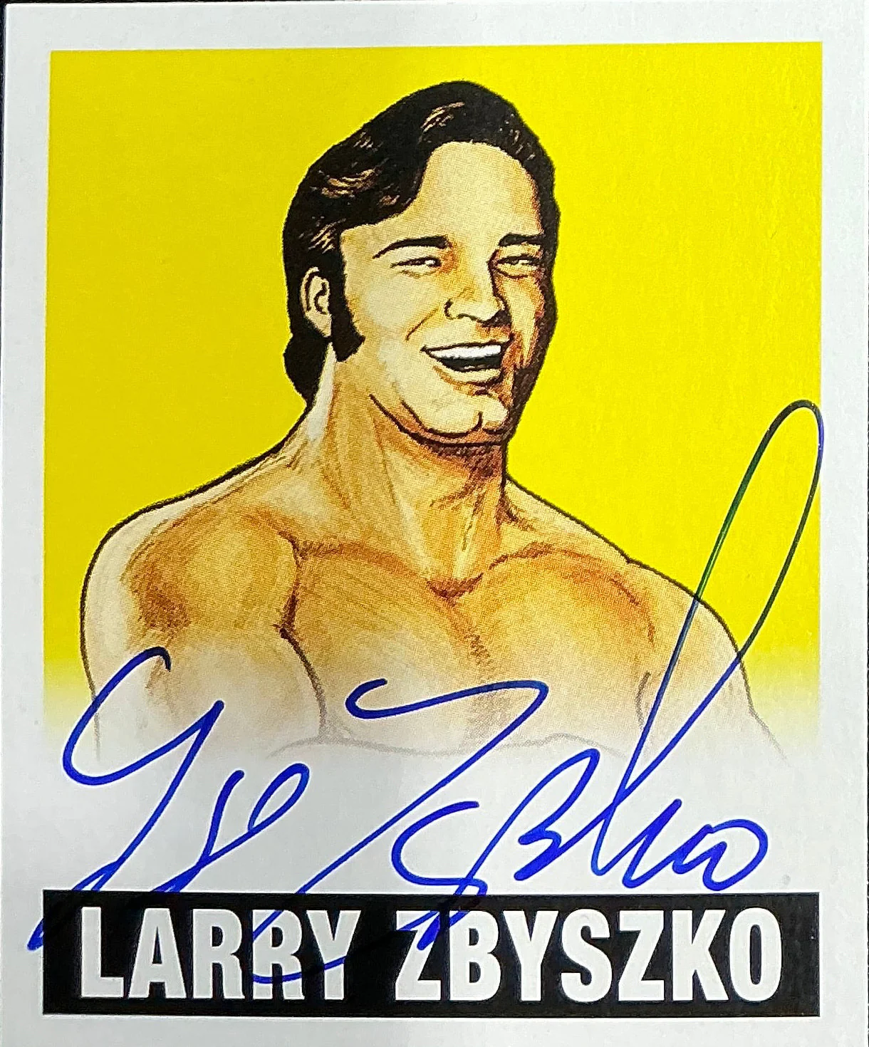Consignment CM - Leaf Originals Larry Zbyszko Signed 10/99 Trading Card