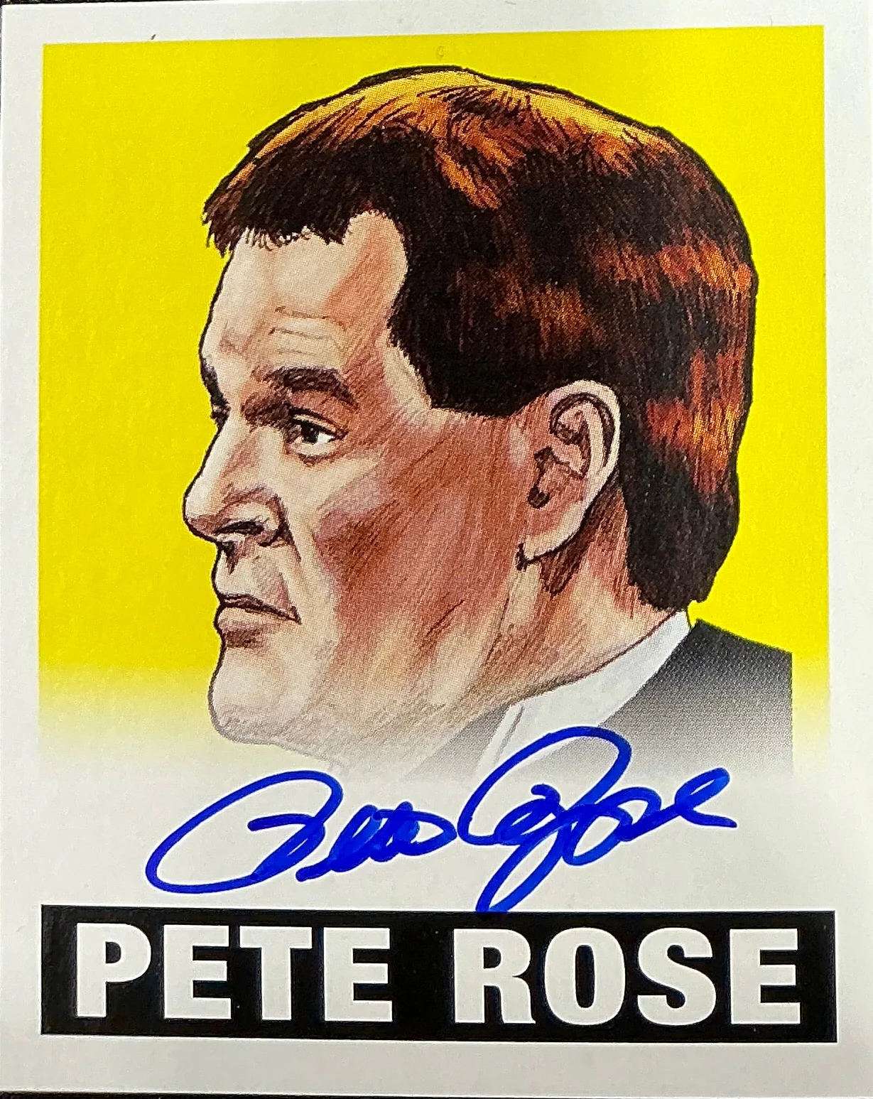 Consignment CM - Leaf Originals Pete Rose Signed Trading Card