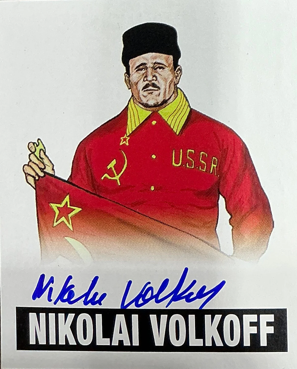 Consignment CM - Leaf Originals Nikolai Volkoff Signed Trading Card