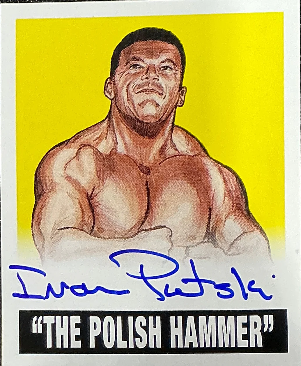 Consignment CM - Leaf Originals “The Polish Hammer” Signed 23/99 Trading Card