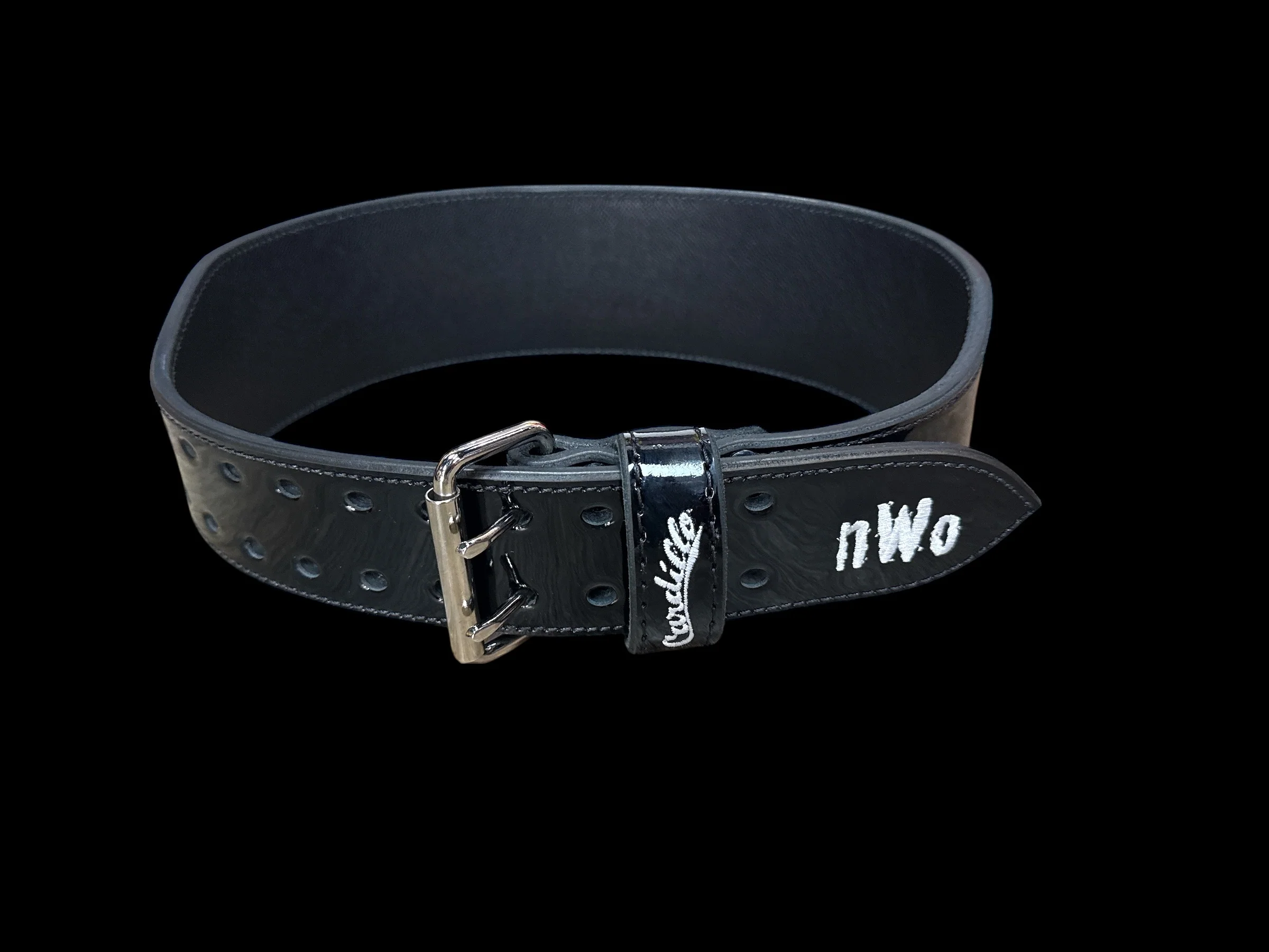 Limited Edition Cardillo Hollywood Hogan President nWo Weightlifting Belt- Hulk Hogan Wrestling Collectible - Image 2