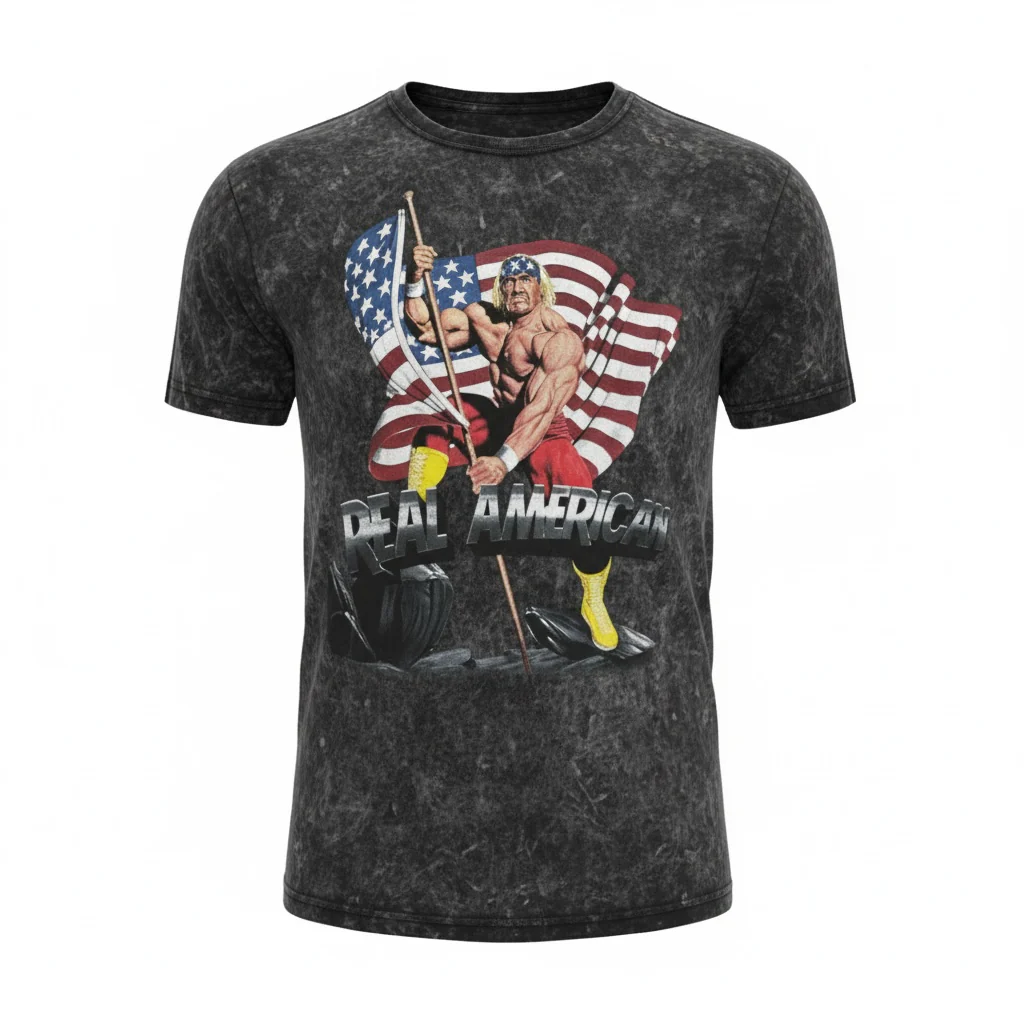 Mineral Wash Real American Victory Adult T-Shirt - Image 2
