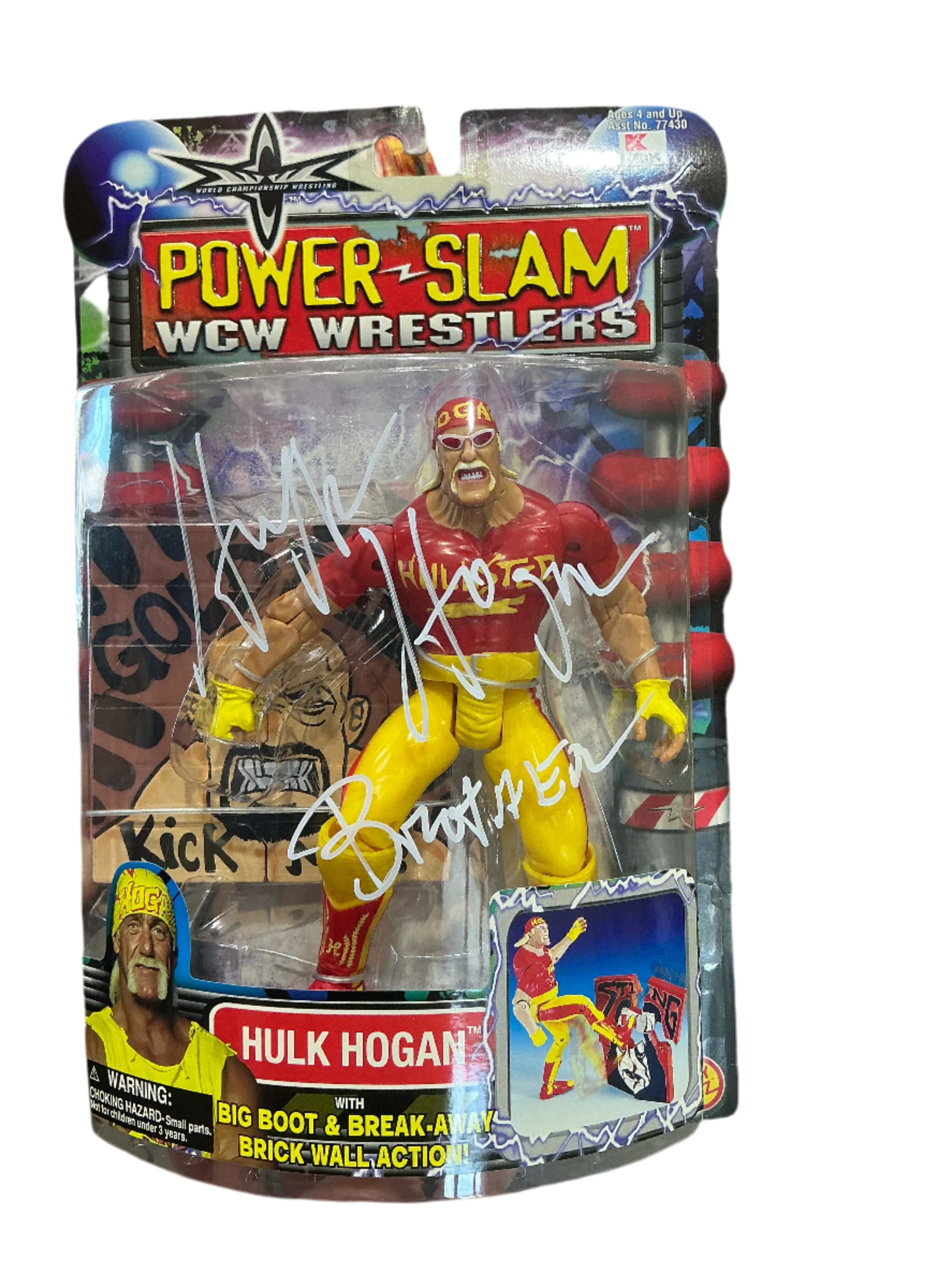 Power Slam Hulk Hogan Signed Figure - Image 2