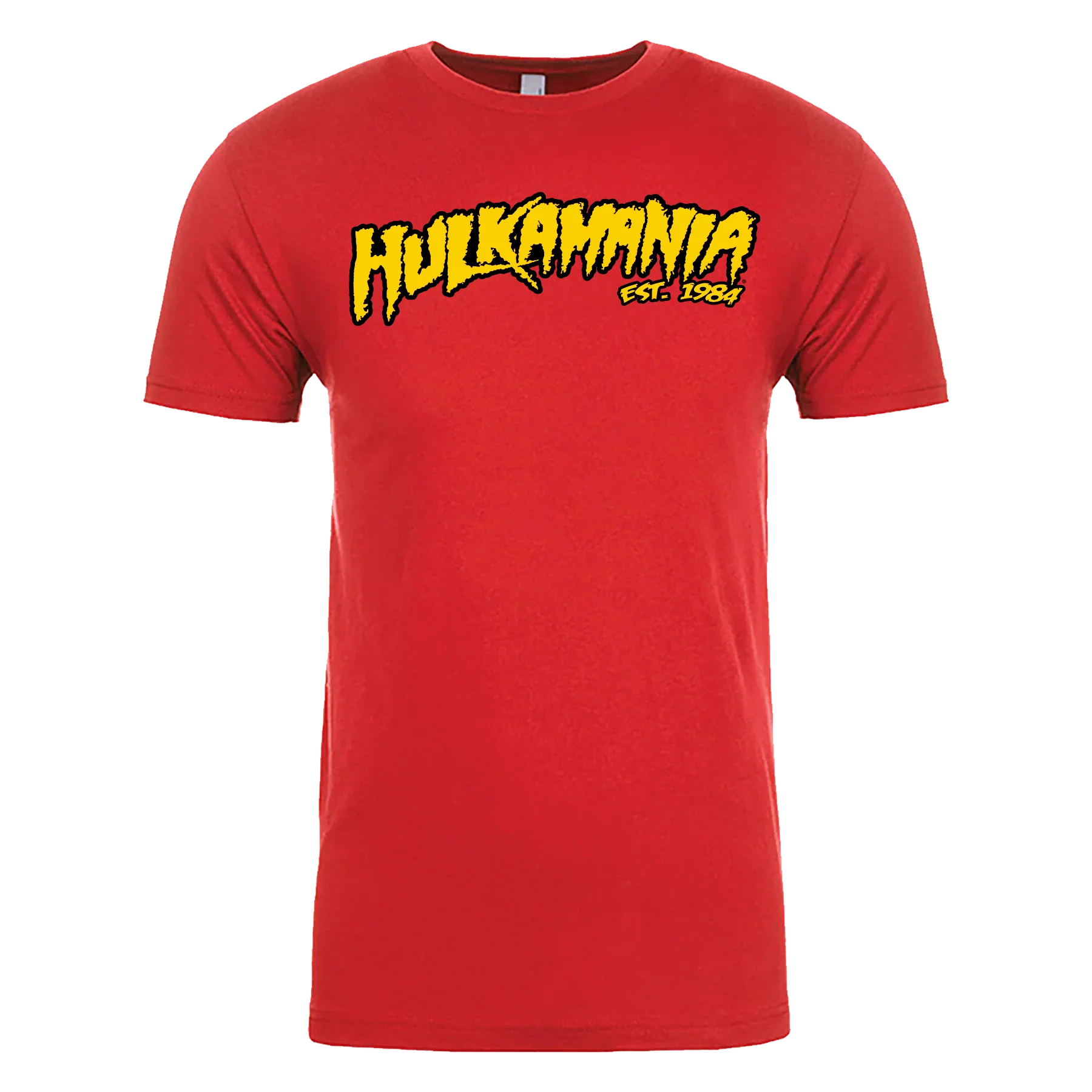 Red Hulkamania Adult T-Shirt