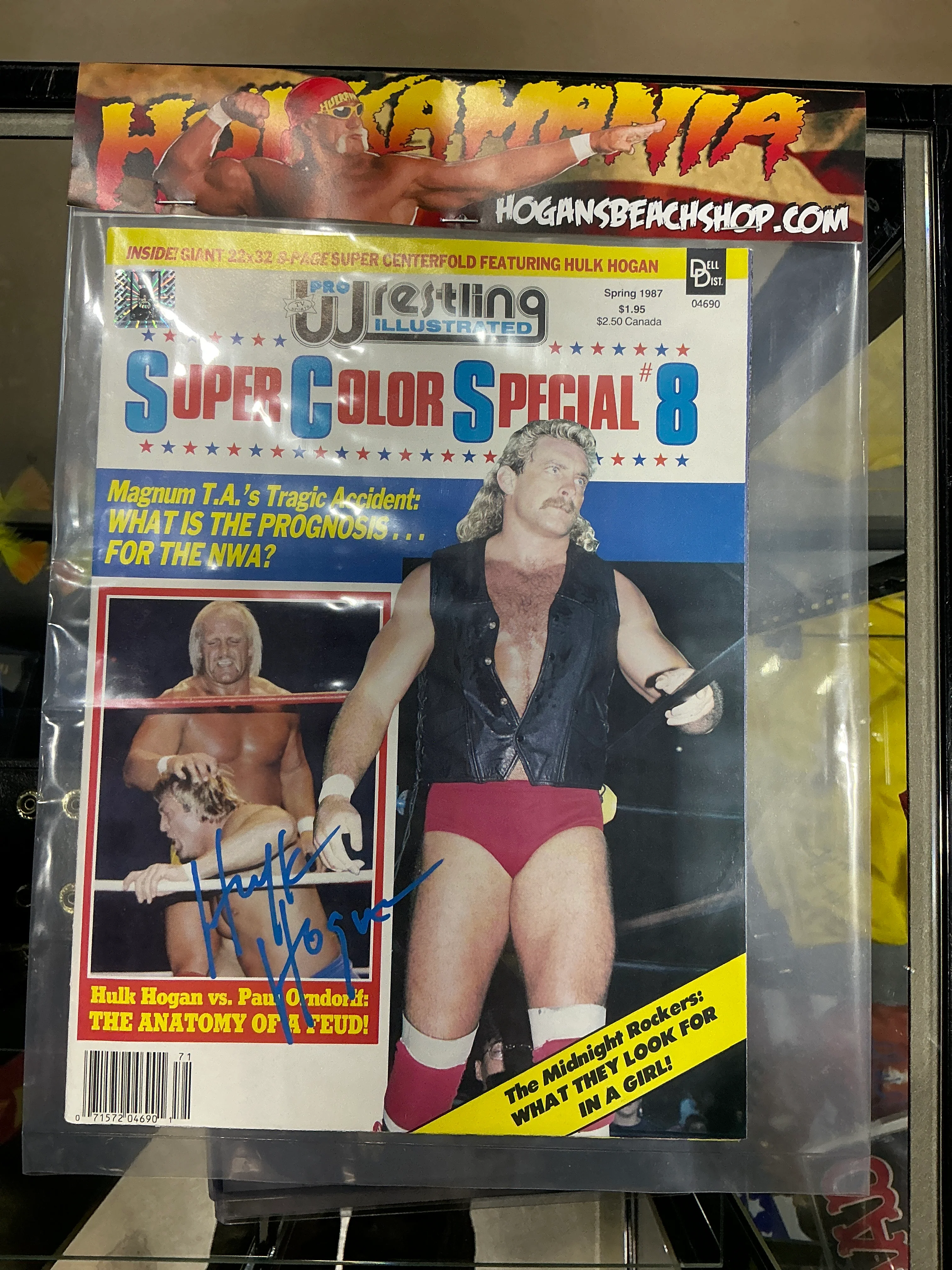 Signed Pro Wrestling Illustrated Magazine - Spring 1987 - Image 2