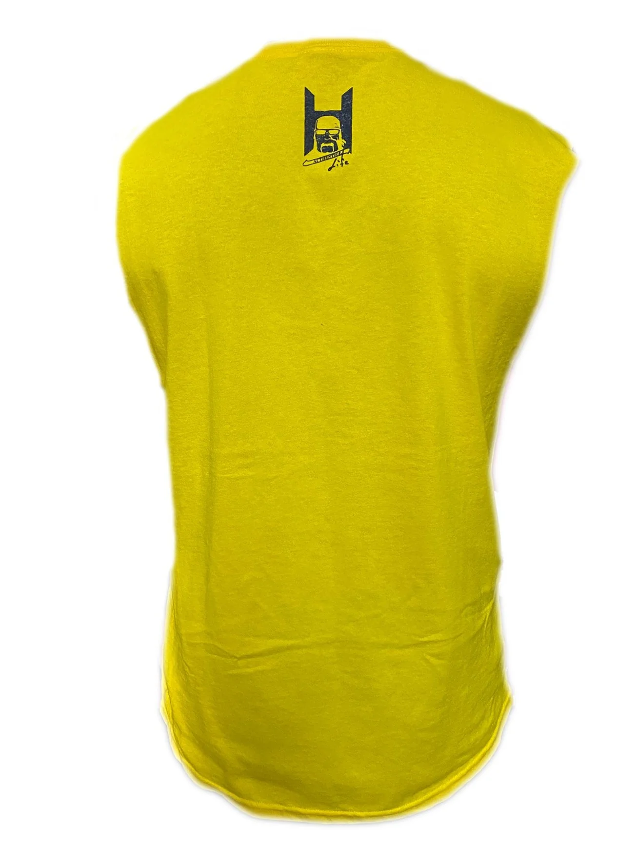 Sleeveless Yellow Hulkster Cut Off Tank Top - Image 2