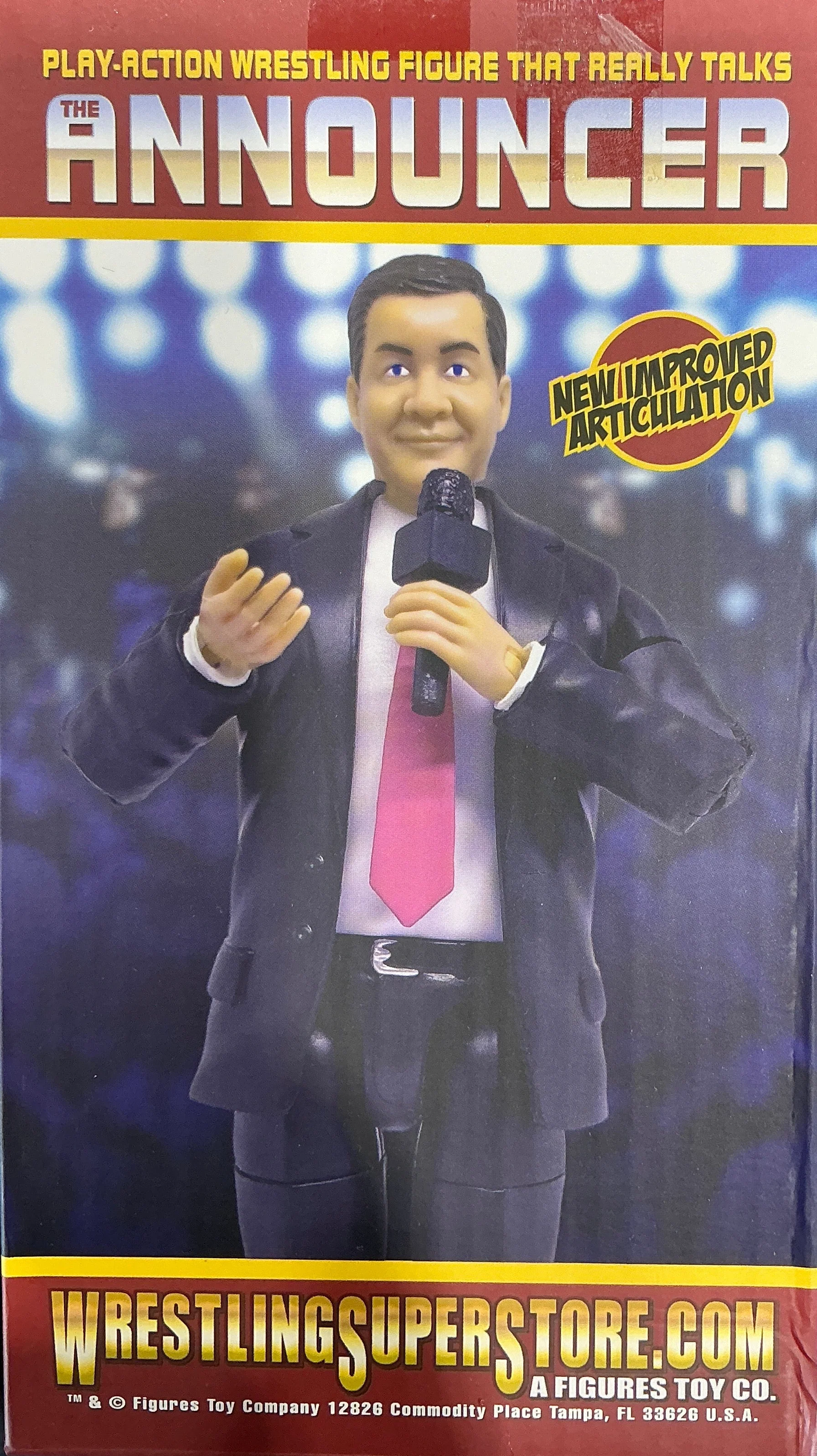 The Announcer Talking Action Figure