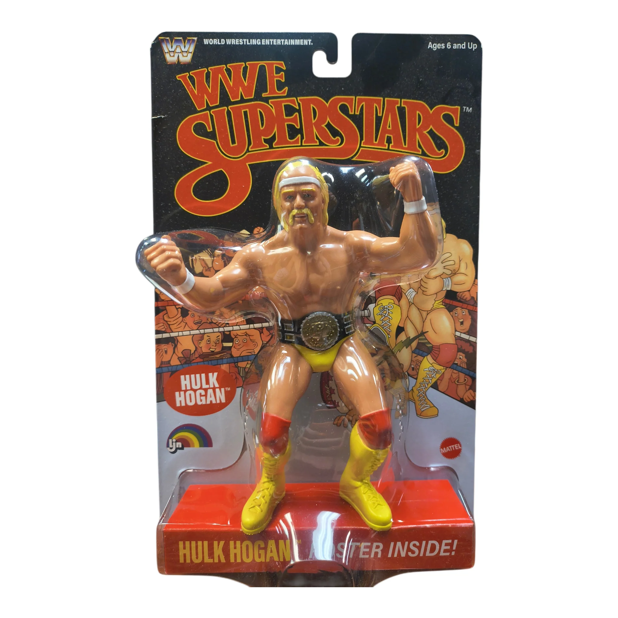 WWE SuperStars Hulk Hogan Action Figure Black Card