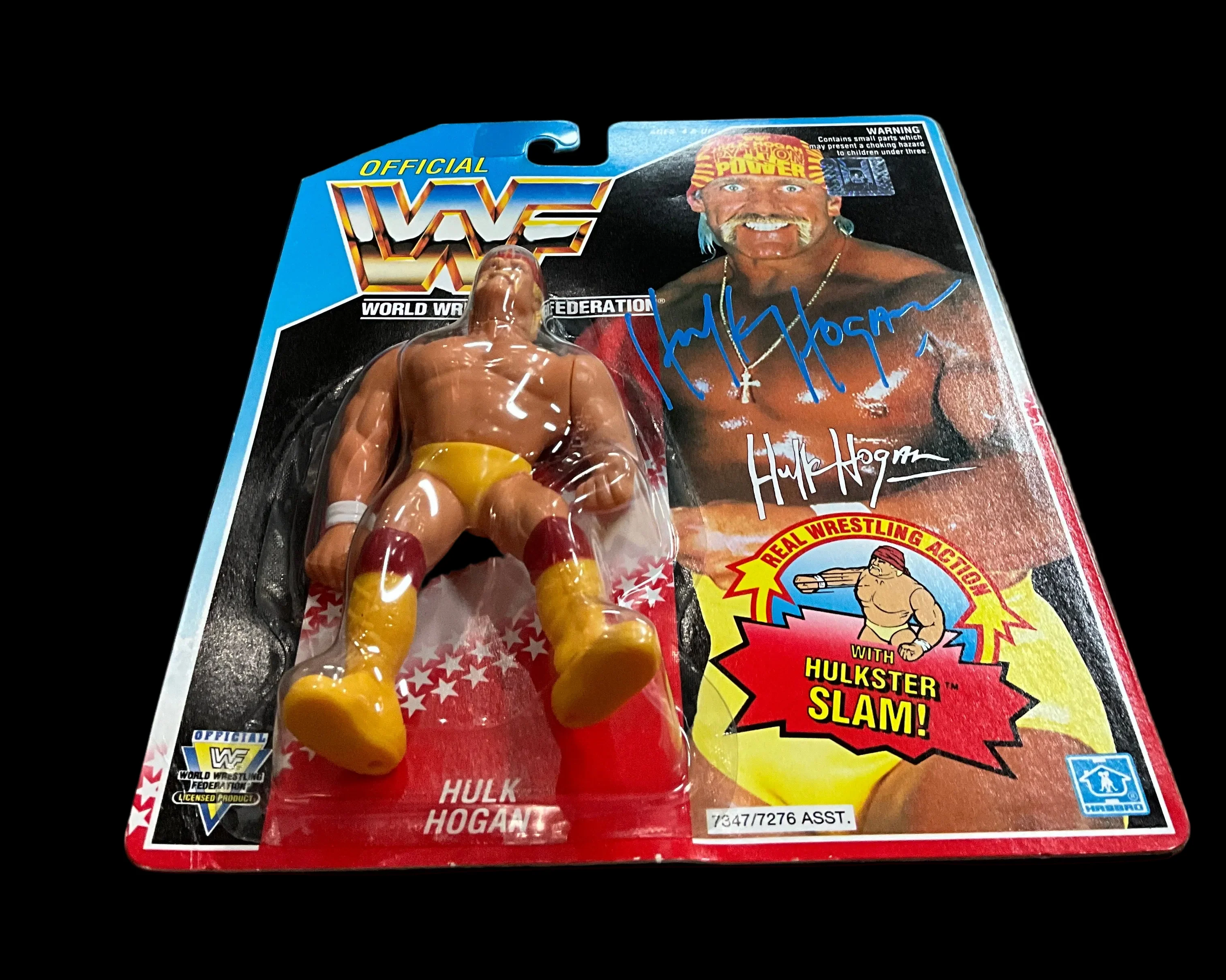WWF Hulkster Slam Hasbro Figure Signed - Image 2