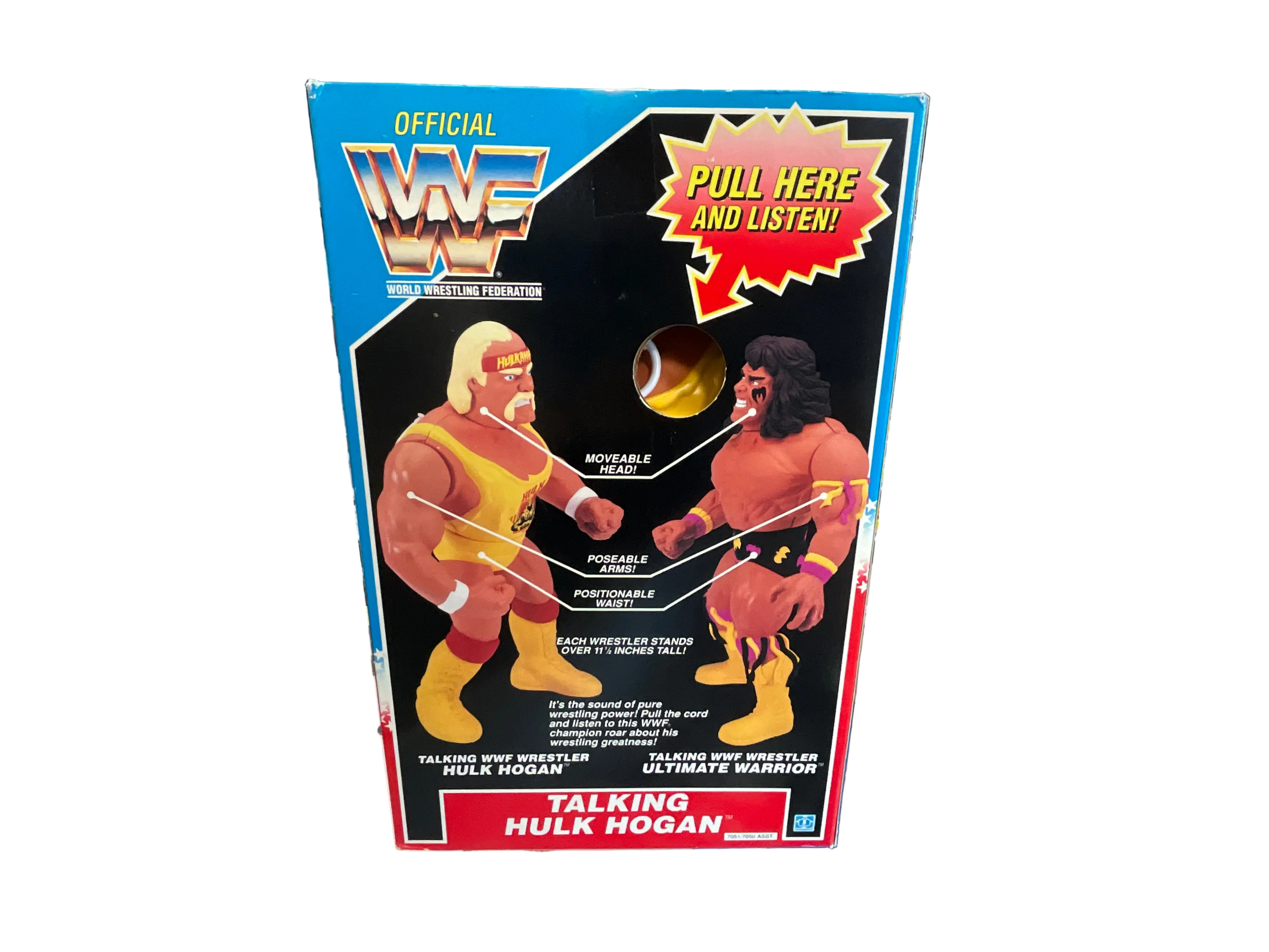 WWF Talking Hulk Hogan Fully Poseable Action Figure 1990 Hasbro - Image 3