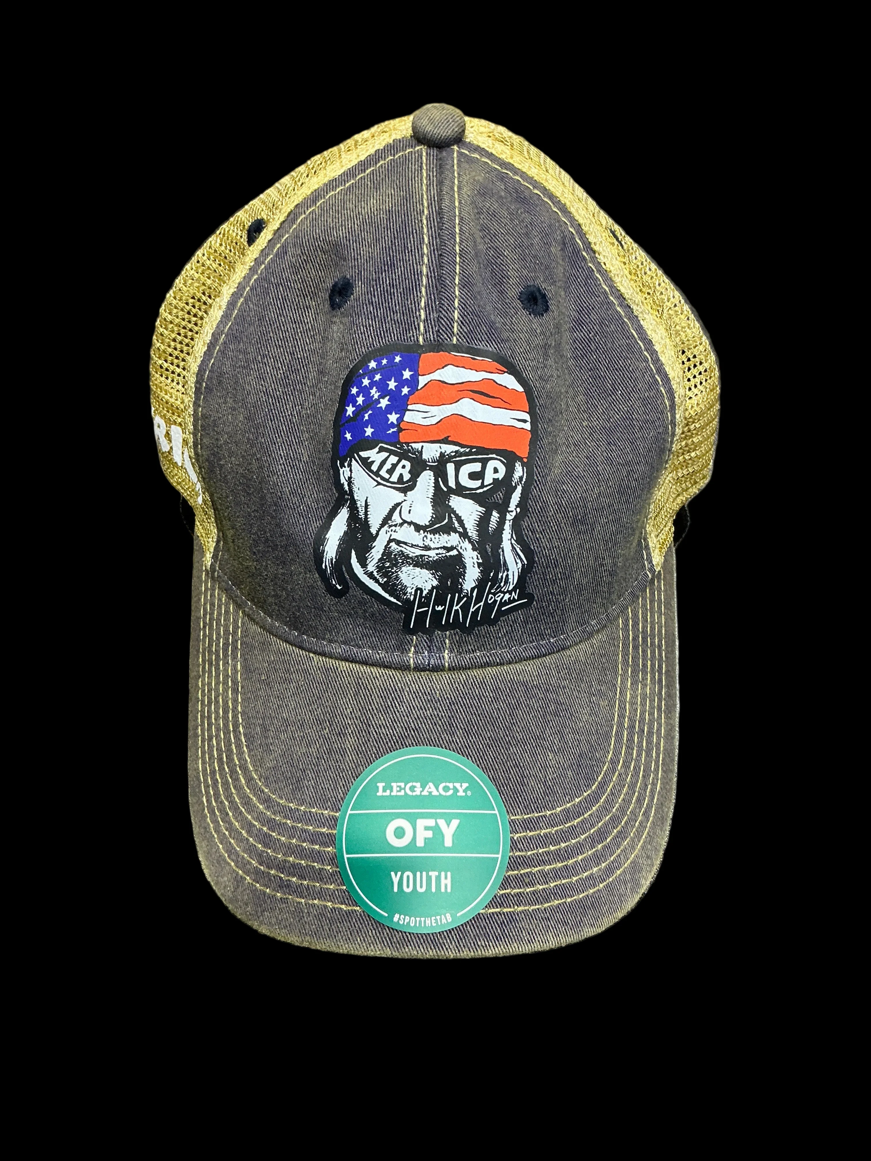 Youth Vintage Denim/Brown Merica Hat