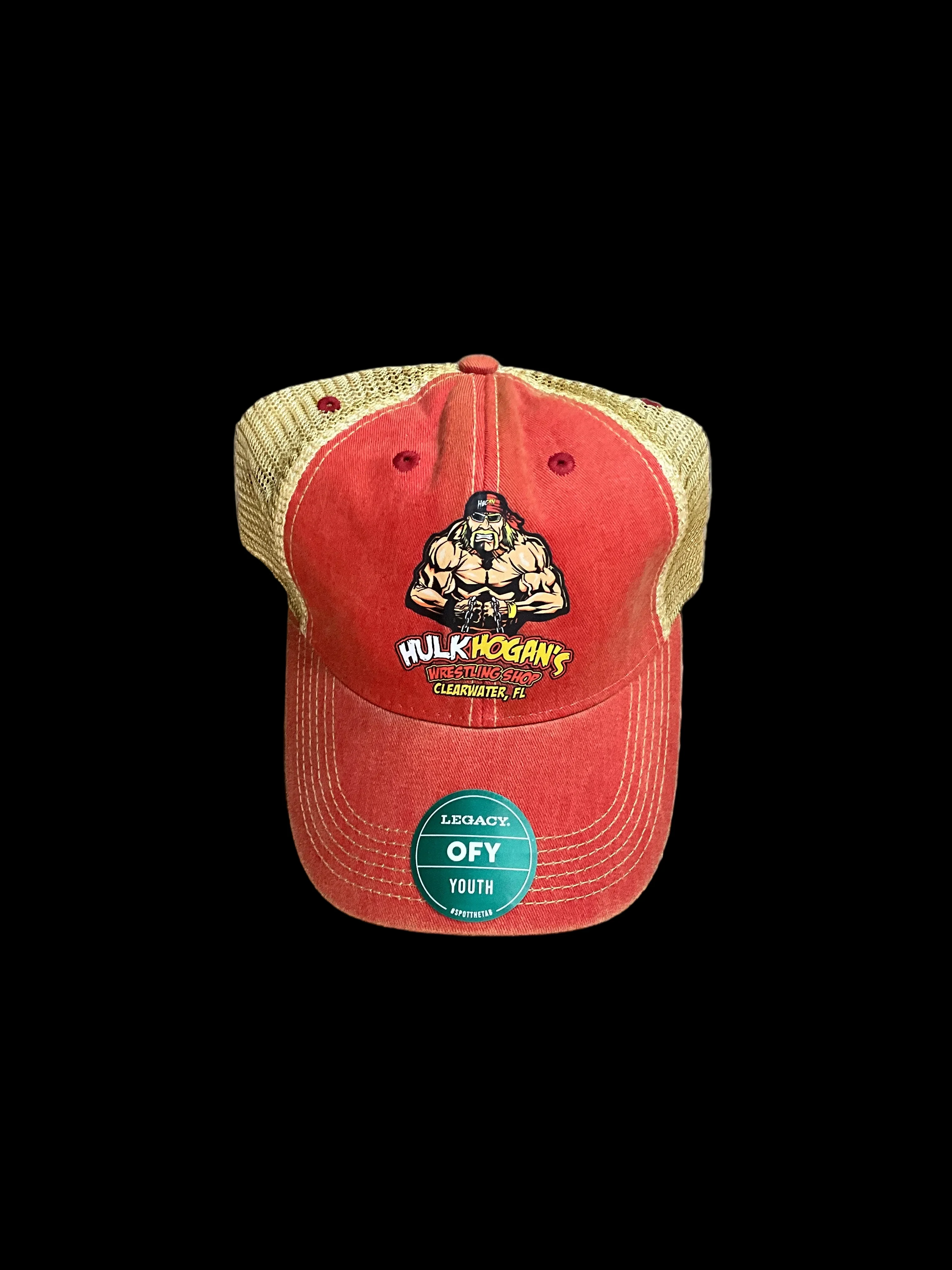 Youth Vintage Orange/Red Splitface Hat
